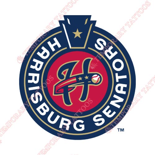 Harrisburg Senators Customize Temporary Tattoos Stickers NO.7841